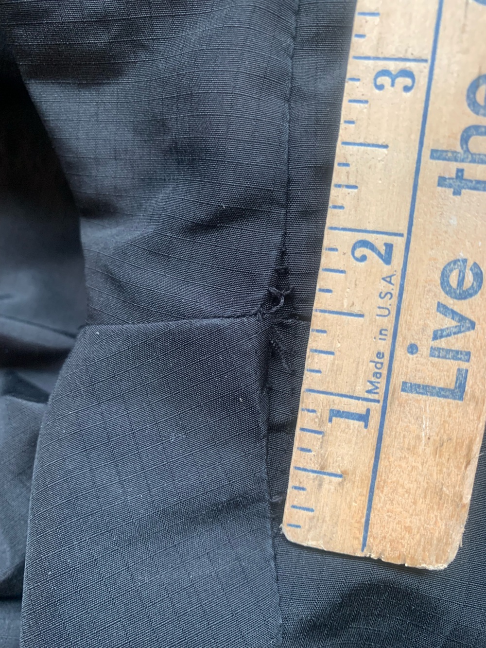 Hollister Black All-Weather Raincoat READ - DISCLOSED FLAWS with photos - Picture 12 of 14